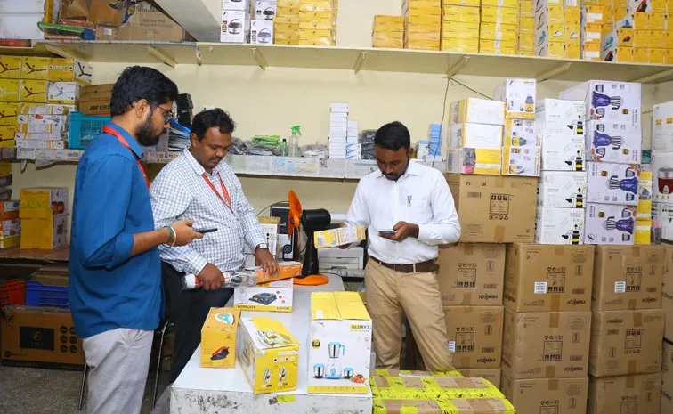 Bis Raids On Household Products Warehouse In Hyderabad
