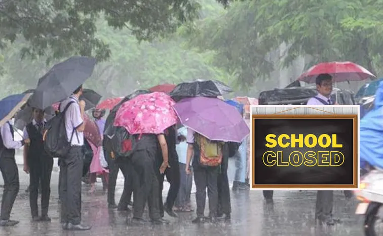 School Holiday in many States heavy Rains
