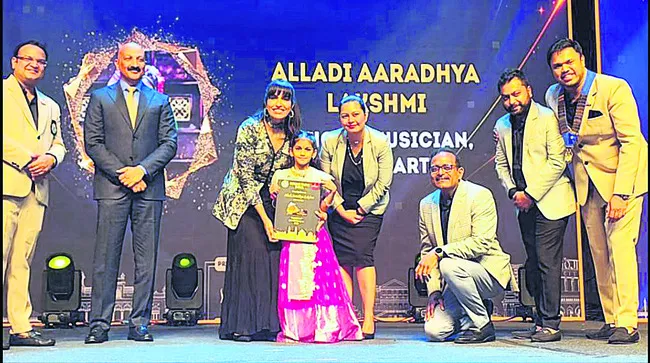 ‘ప్రైడ్‌ ఆఫ్‌ తెలంగాణ’కు   ఎంపికై న ఆరాధ్య
