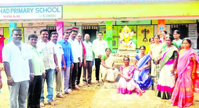 సరస్వతిమాతా విగ్రహప్రతిష్ఠాపన