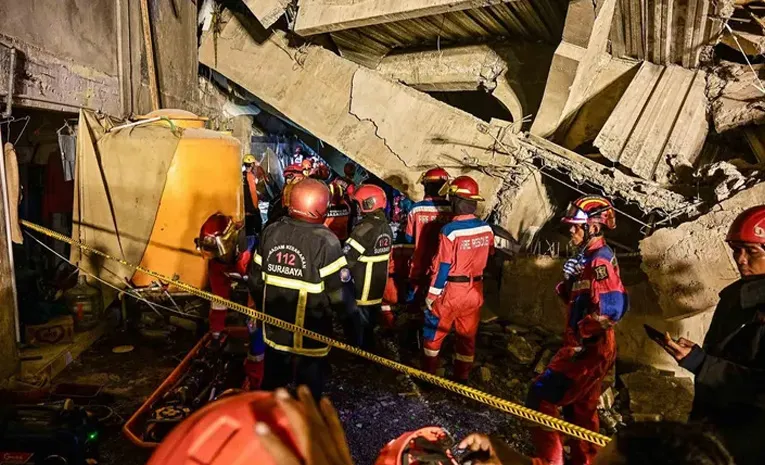 Indonesia School Building Collapse News Updates
