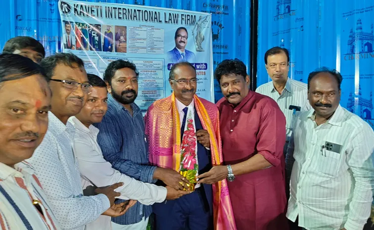 International lawyer Kaveti Srinivasa Rao stands by international issues