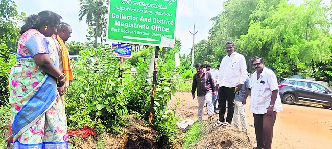 అక్రమ లేఅవుట్కు మున్సిపల్ పైప్లైన్