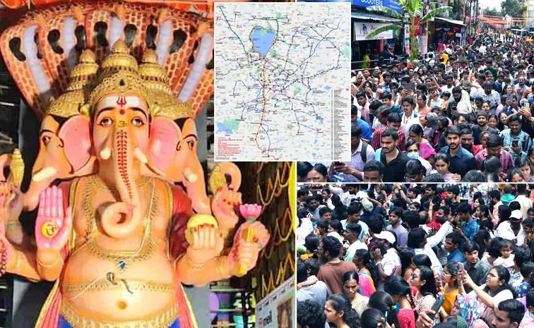 Hyderabad Ganesh Immersion 2025 Route Map