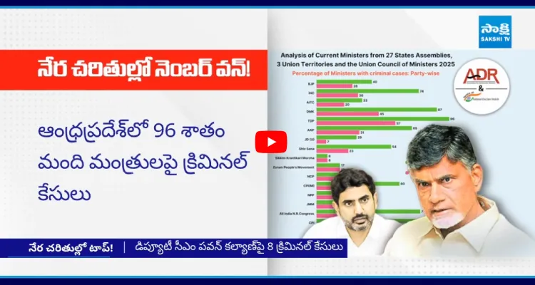 నేర చరిత్రలో నెంబర్ వన్.. బాబు కేబినెట్ మంత్రులే!