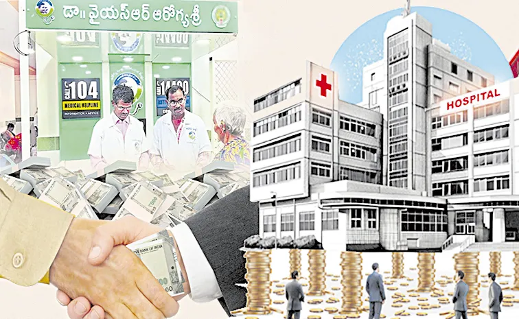 ఆరోగ్యశ్రీకి తూట్లు.. 10 కొత్త మెడికల్‌ కాలేజీలు ‘పీపీపీ’