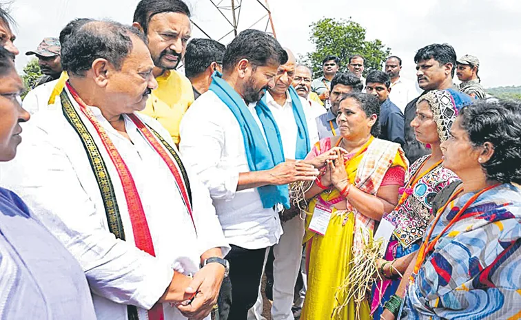 CM Revanth Reddy Review with officials on flood damage