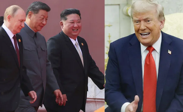 Trump Satires China Huge Military Show