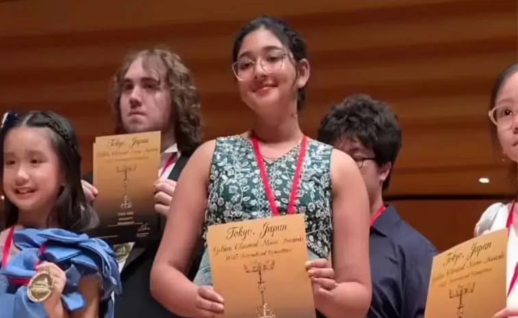 Vanshi Mudaliar won Gold First Prize Golden Classical Music Awards Tokyo 2025