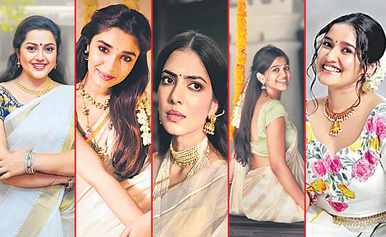 South Indian Actress Shines In Stunning Traditional Looks For 2025 Onam Celebrations