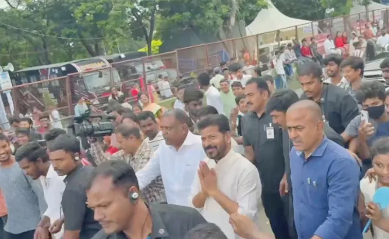 CM Revanth Reddy Visits Tank Bund For Ganesh Nimajjanam