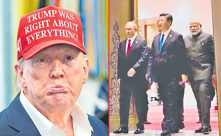 Donald Trump comments on India and Russia and China