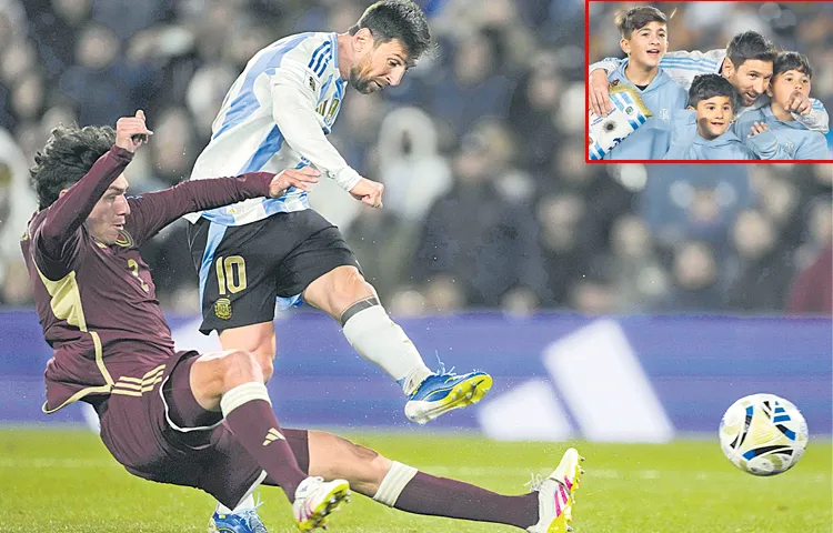 Argentina legend Messi scored 2 goals in his last match on home soil