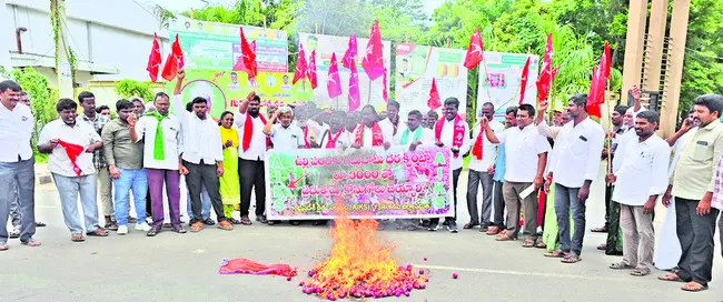 ఉల్లి ధర పతనంపై ఆందోళన