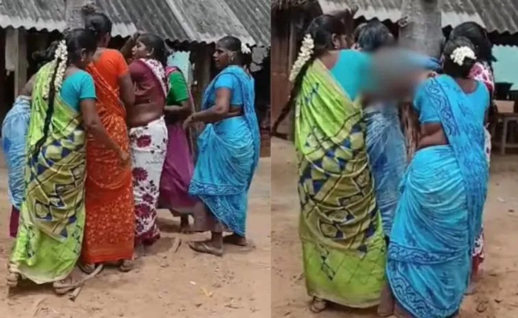 తమిళనాడులో షాకింగ్‌ ఘటన.. మహిళను చెట్టుకు కట్టేసి..