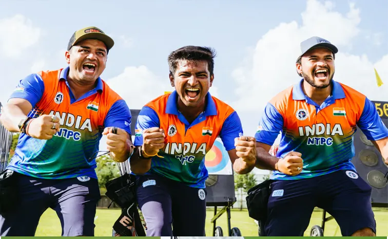 Historic gold for Indias mens compound archery team at World Championships