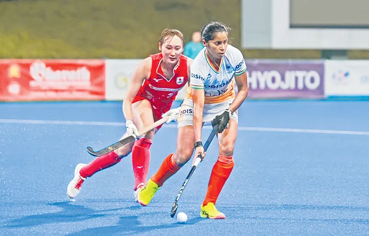 India vs Japan match draw in Asia Cup womens hockey match