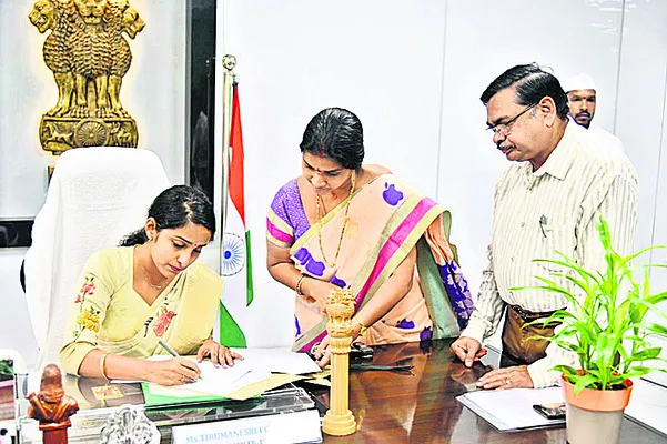 ఐటీడీఏ పీవోగా శ్రీపూజ బాధ్యతల స్వీకరణ