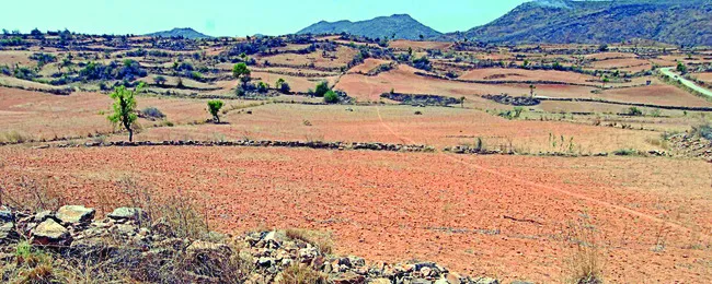 భూములు బీడు.. రైతుల గోడు 
