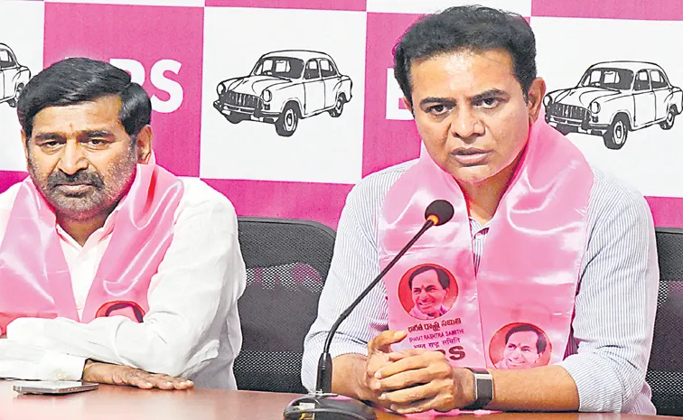 BRS Leader KTR fires at CM Revanth Reddy