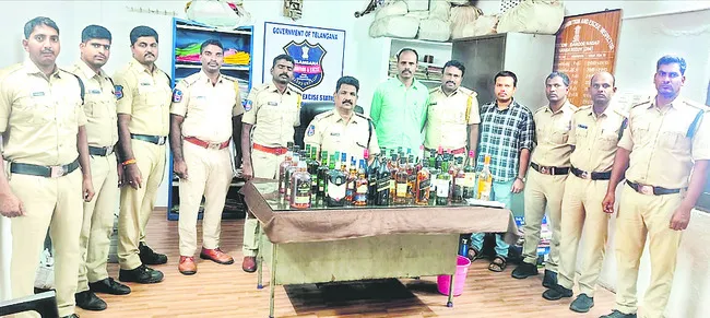 అంతర్రాష్ట్ర మద్యం పట్టివేత