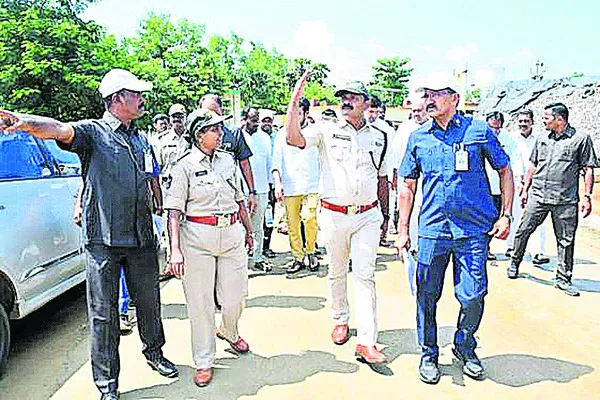 సీఎం పర్యటనకు 600 మందితో బందోబస్తు