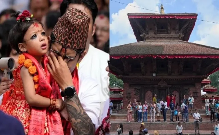 Aryatara Shakya as New Living Goddess Kumari in Nepal