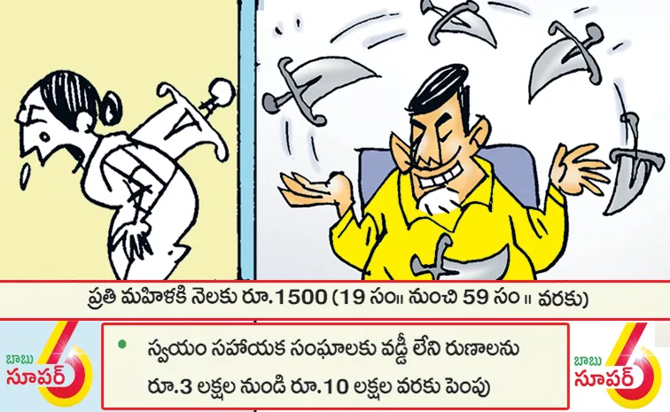 Chandrababu coalition govt Fraud to Andhra Pradesh Womens