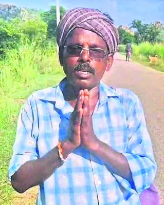 దళితుడి భూమిపై కన్ను