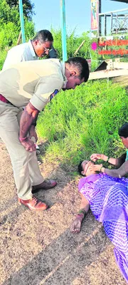 చెరువులో పడి మహిళ మృతి 