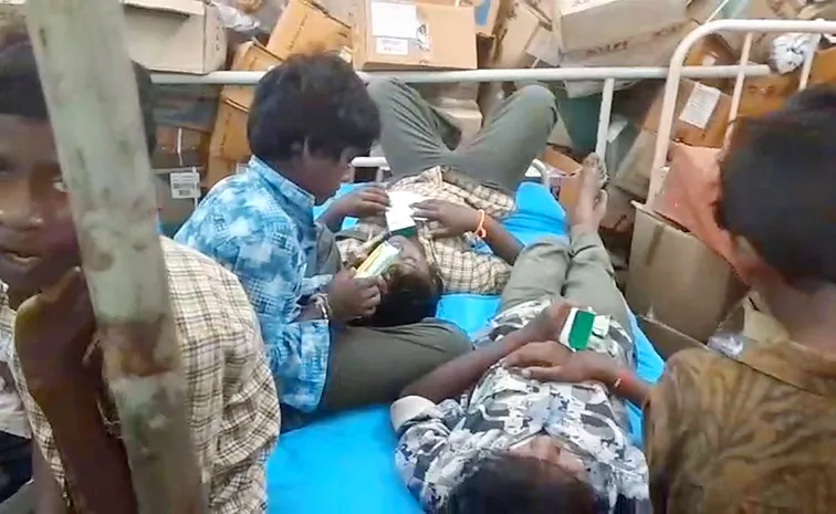 Students Sick Over Food Poinson AT Guntur Hostel