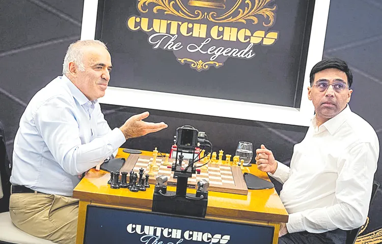 Kasparov has the upper hand in the clutch chess tournament