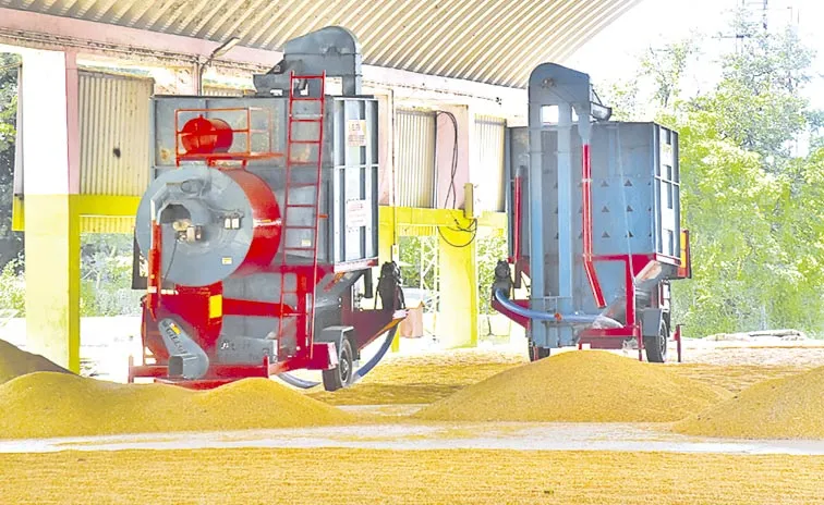 Govt has sent 2 to 4 automatic paddy dryers to each district: Telangana