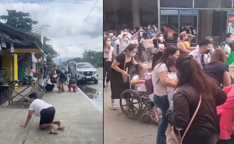 earthquake strikes Philippines And tsunami issued