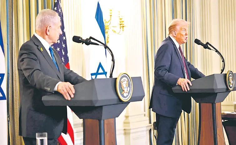 Sakshi Guest Column On Donald Trump Peacemaking Plan in Gaza