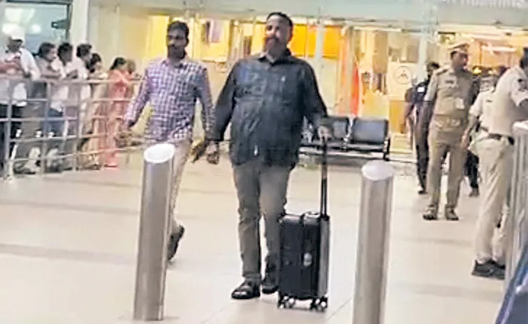 Janardhan Rao landed at Gannavaram airport