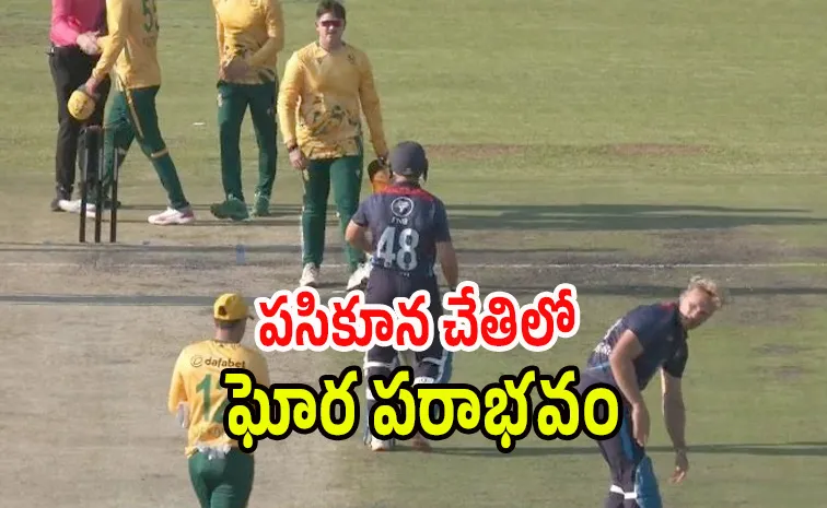 Namibia beat South Africa in their first-ever cricket match