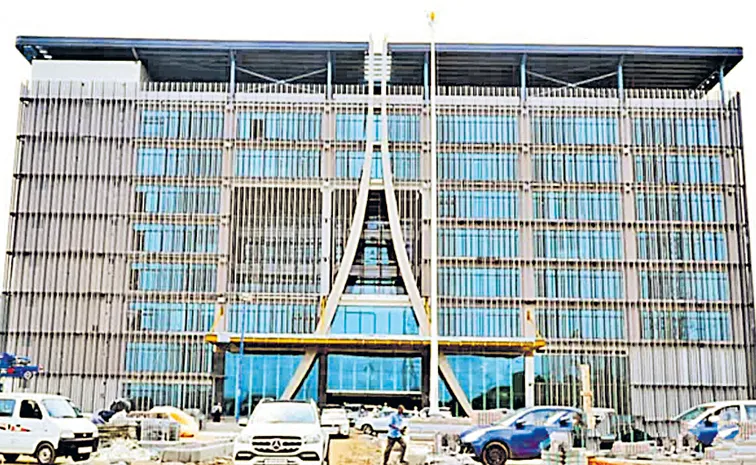 CRDA office and Municipal department spends lavishly on four PEB sheds