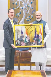  US Ambassador Sergio Gor began his India visit with high-level meetings12