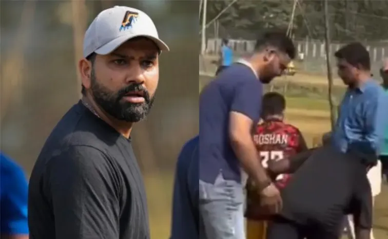 ఏయ్.. ఏమి చేస్తున్నావు! సీరియ‌స్ అయిన రోహిత్ శ‌ర్మ‌(వీడియో)