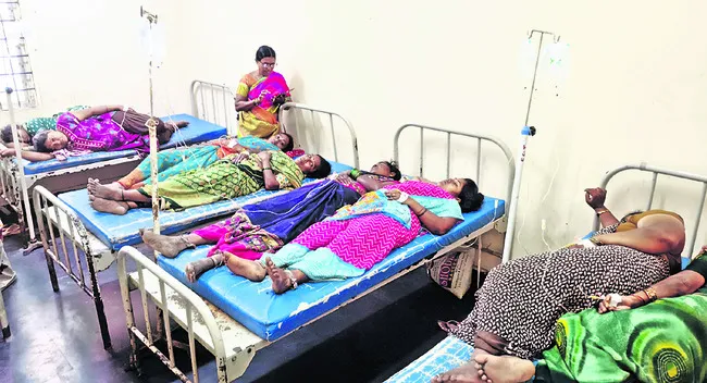 పురుగు మందు పీల్చి ఉక్కిరిబిక్కిరి