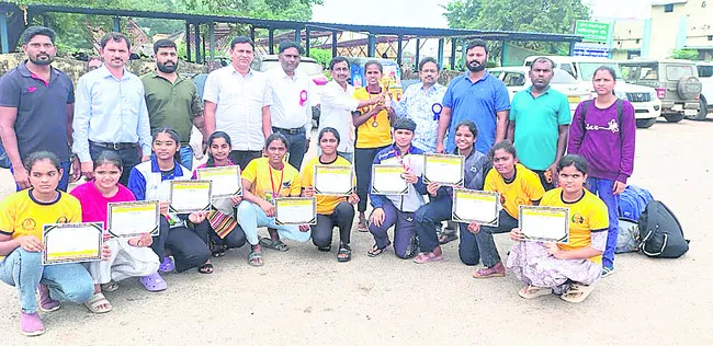 కబడ్డీ జట్టుకు ఘన స్వాగతం