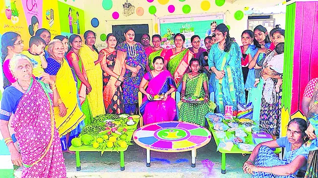 మొక్కుబడిగా పోషణ మాసోత్సవం
