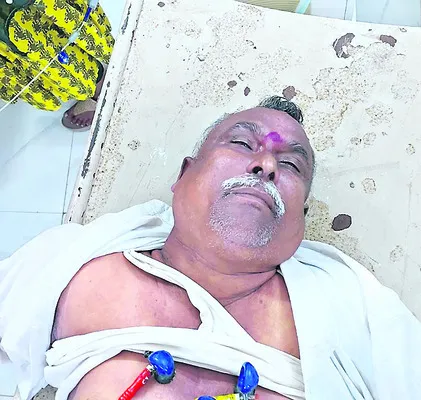 గుండెపోటుతో వృద్ధుడు మృతి 