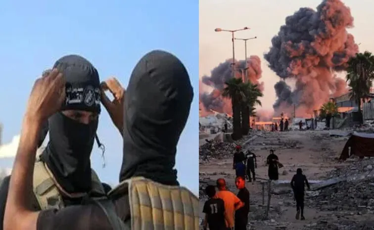 Masked fighters In Gaza City as Hamas fights with rival groups