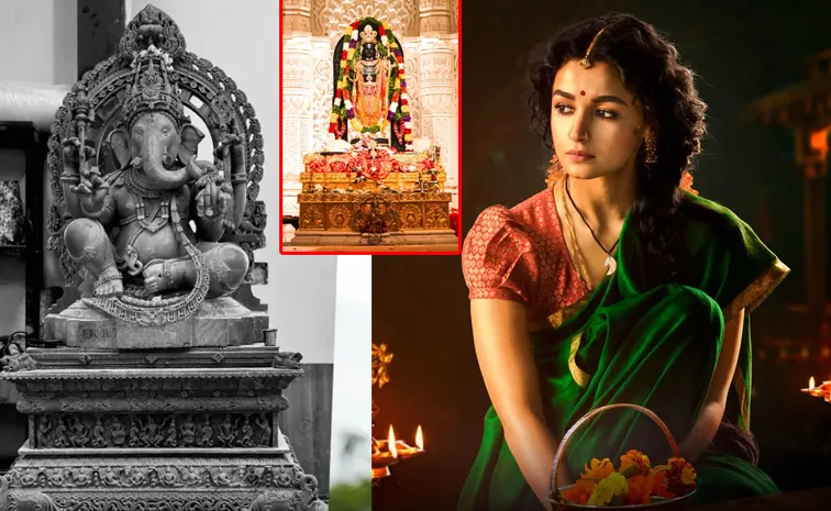 Actress Alia bhatt order ganesh idol to yogiraj