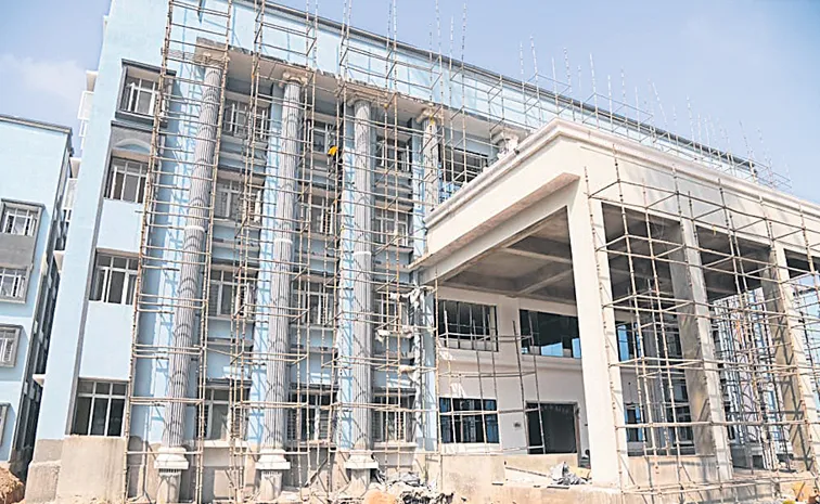 Eight medical colleges in the state have more than 70 percent construction work completed
