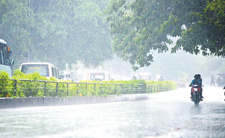 Rains in many places in the state due to the movement of the northeast monsoon