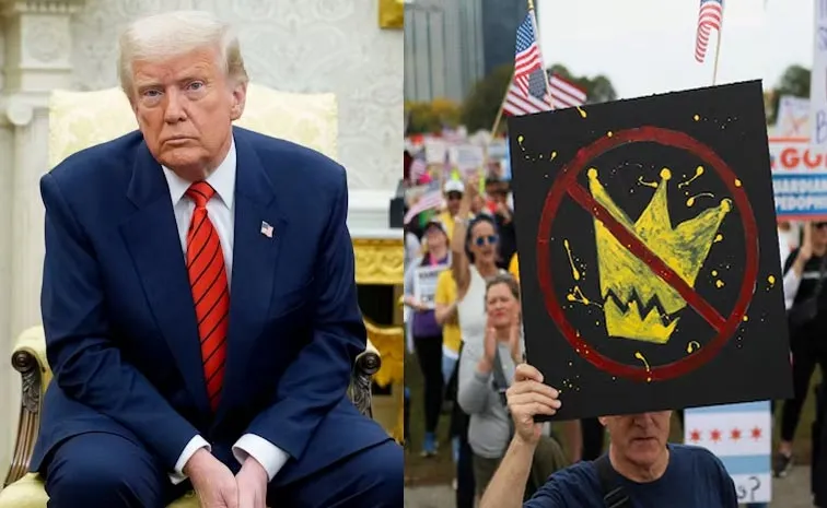 No Kings protests On Trump policies At USA