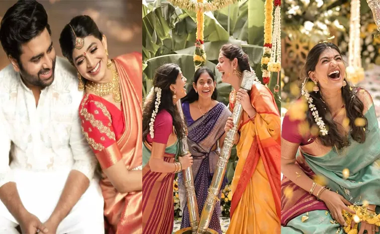 నారా రోహిత్‌ పెళ్లి సందడి.. హీరోయిన్‌ ఇంట హల్దీ ఫంక్షన్‌
